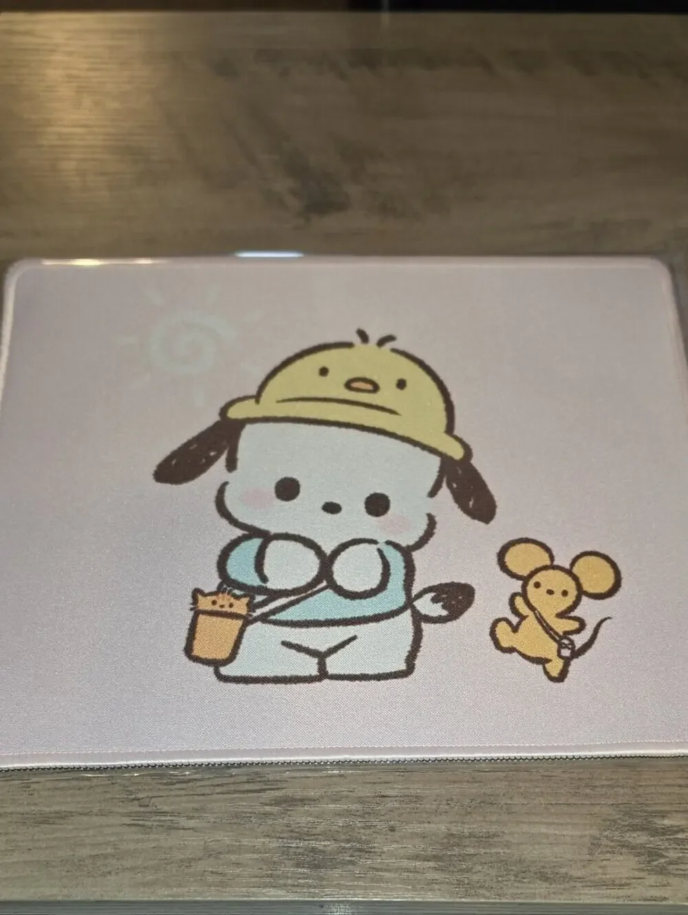 Pochacco Mouse Pad - Pastel Pink